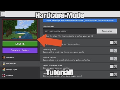How To Get Hardcore Mode In Minecraft