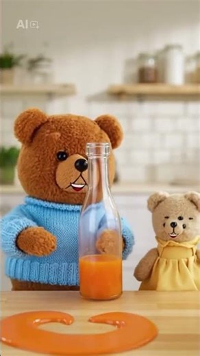 Juice Explosion Bears 🧸🥤 #funny #animation