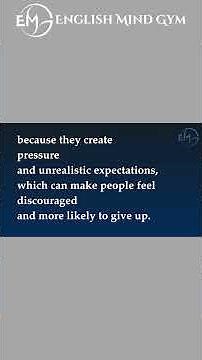 【BBCニュース】英語で新年の目標｜ネイティブが避ける2つの単語