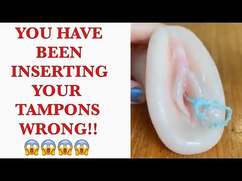 How to Insert a Tampon for beginners! *NO PAIN* D&N Medical Series