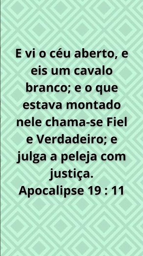 Apocalipse 19 : 11