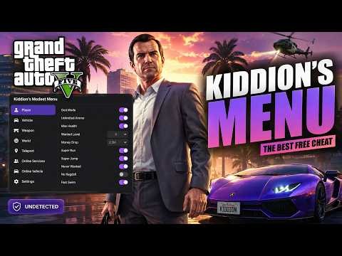 GTA V Kiddions Menu 2026 – FREE GTA 5 Online Mod Menu | PC Download