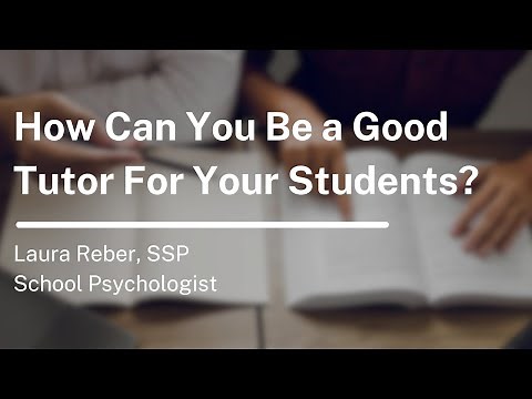 How to Tutor Kids