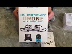 Unboxing harbor freight drone with camera