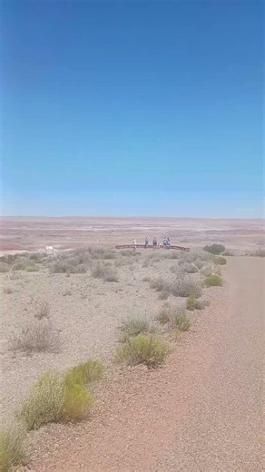Painted Desert at Petrified Forest National Park #travel #nature #Petrified