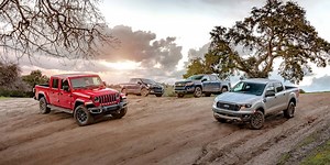 2019 Ford Ranger vs. 2020 Jeep Gladiator vs. 2019 Chevrolet Colorado vs. 2019 Honda Ridgeline