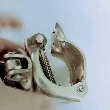 Scaffolding swivel and fixed clamps double coupler
