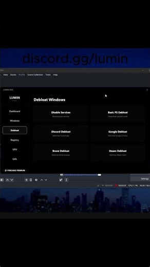Lumin Free Utility #optimization #pc #tweak #inputlag #fps #shorts