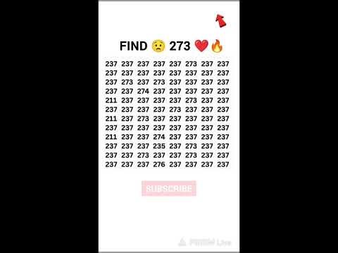 Test Brian Find 273 🔥 99% Fail