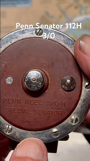 Penn 3/0 112H Senator fishing reel for the day #fishing