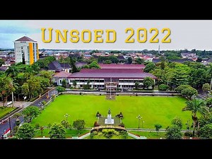 Drone View Suasana Kampus Unsoed Purwokerto