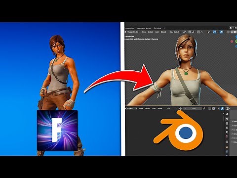 Fortnite PORTING Tutorial (Fortnite To Blender)