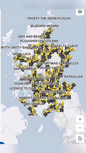 🚜 ❄️ 🧊 If you need me today I’ll mostly be watching the gritters in Scotland!! 🤓Trust me, it’s worth a watch-They have names & are sooooo funny @officialtrafficscotland Even @kategarraway has one ‘KateGrittaway’ #snow #ice #gritter #cold @gmb | Laura Tobin