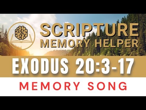 Exodus 20:3‑17 Scripture Memory Song (Full Lyric Video) |Bible Verse Help