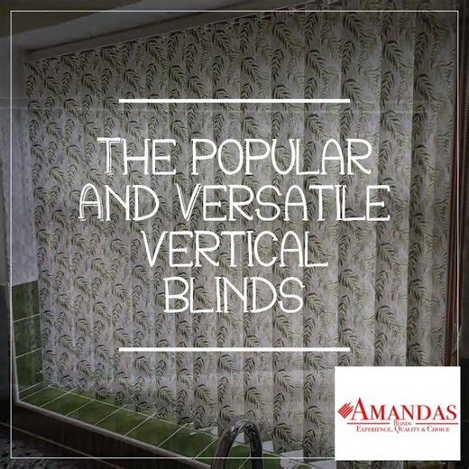 The popular And Versatile vertical blinds