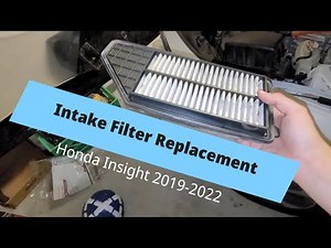 K&N Intake Filter Install On 2019- 2022 Honda Insight