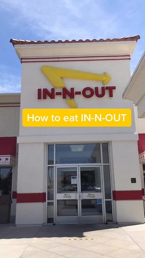 How to Properly eat IN-N-OUT 🍔🍟 #foryoupage #viral #trending #howto #eat #innout #food #burger #foryou #fyp #foodfam