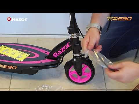 Unboxing and start up guide for Razor Power Core E90