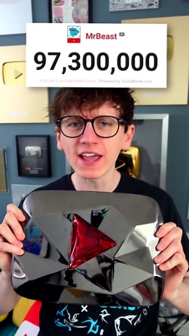 MrBeast Got His 100 Million Play Button EARLY? #shorts