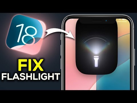 How To Fix New Flashlight Not Working On iPhone iOS 18