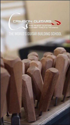 Learn the skills you need to build your dream guitar with Crimson Guitars #guitarbuildingschool