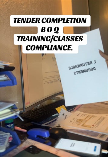 Tender Completion Training for Compliance Success