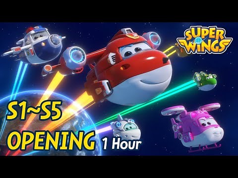 [SuperWings Opening] Opening 1 Hour playlist 1 | S1~S5 | Superwings Full songs