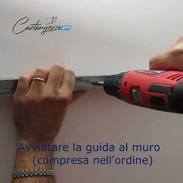 Montaggio mensola in cartongesso, guida passo per passo