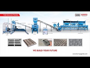 Fly ash bricks making machine | 21 Cavity Fully Automatic | Karmyog Hi-Tech Machineries
