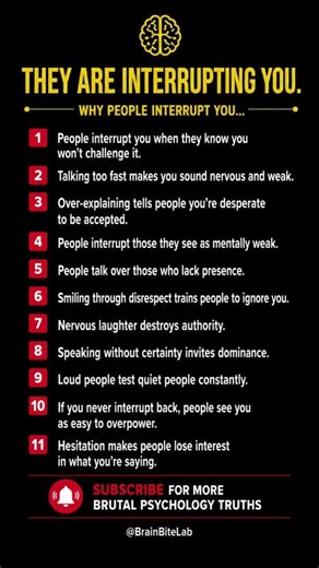 Do You Know Why People Interrupt You? 🤔