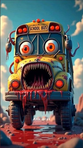 Alien version of School Bus #scary