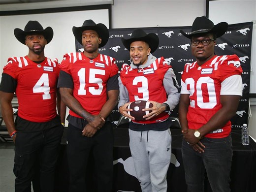 ‘Bigger, stronger, tougher’: Meet the newest members of the Calgary Stampeders' offence