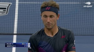 47K views · 606 reactions | Ruud took the win over Monfils in 4! | US Open Tennis Championships | Facebook