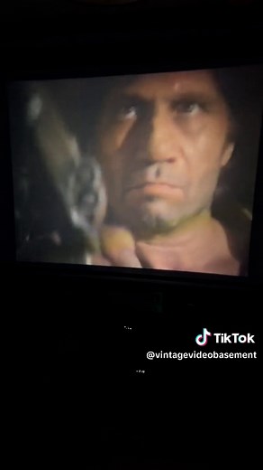 Sony Vidimagic FP-60 Portable Projector Playing Raiders of the Lost Ark