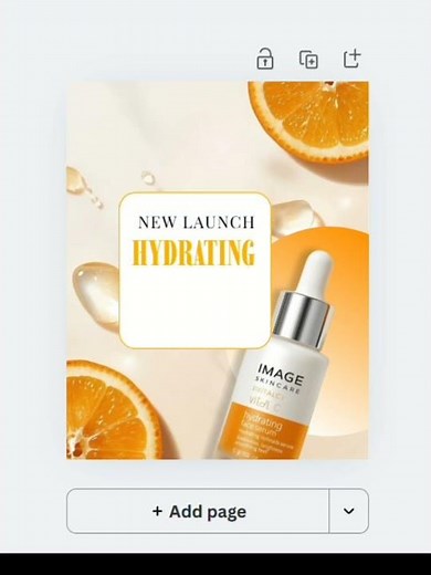 Designing a Skincare Ad: Skincare Campaign Design 🍊💧