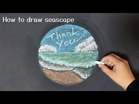 how to draw seascape drawing landscape