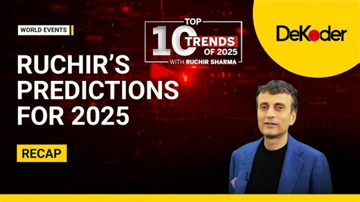 Best of The Top 10 Global Trends - 2025 | DeKoder | Ruchir Sharma | Ajith Madakasira