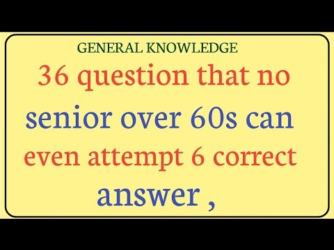 GK Brain Test | How Many Answers Do You Know?