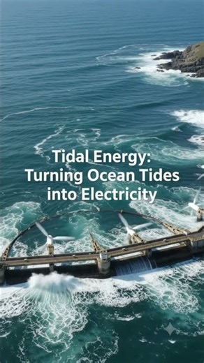 Tidal Energy: Turning Ocean Tides into Electricit!