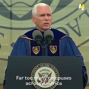445K views · 738 shares | These students walked out of their graduation because Vice President Mike Pence was speaking. | AJ+ | Facebook