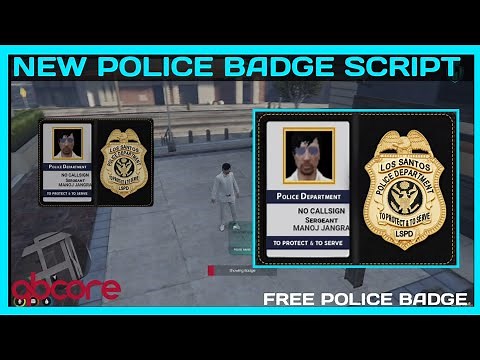 QBCore New Police Badge *FREE* | FiveM Roleplay Scripts | FiveM Tutorial 2023 | MJ DEVELOPMENT