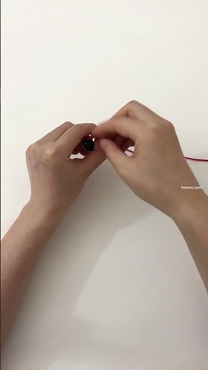 Easy DIY Handmade Necklace Tutorial, How to Make a Bead Pendant with a Rope #diy #knot