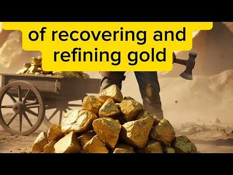 The ancient methods of gold recovery and refining.
