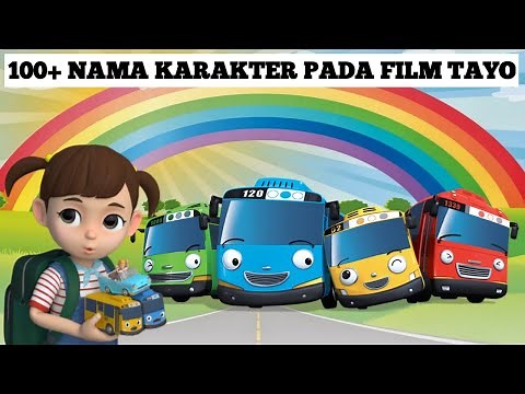 100+ Nama Karakter Pada Film Tayo The Little Bus Lengkap Beserta Gambar Nya | Names All Characters