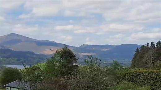 The Globemaster spotted desending down to Windermere 📸 Laura Hendry | North Yorkshire Weather Updates