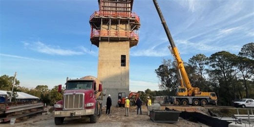 City of Gulf Shores says Pedestrian Bridge almost 50% complete