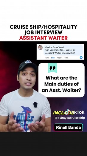 Job Interview Tips for Assistant Waiters at Norwegian Cruise Line