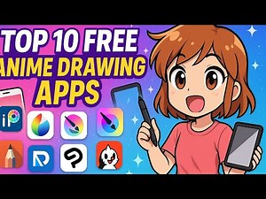 Top 10 FREE Apps for Anime Drawing (Phone, Tablet, PC) 🎨✨