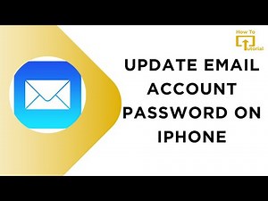 How to Update Email Account Password on iPhone