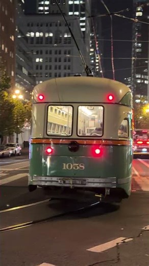 #pcc #streetcar #sanfrancisco #embarcadero #christmas #muni #sanfranciscoattractions